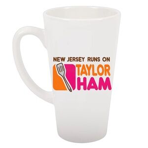 New Jersey runs on Taylor ham White latte Mug -17 oz